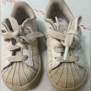 Adidas SuperStar Toddler Sneakers Size 6K